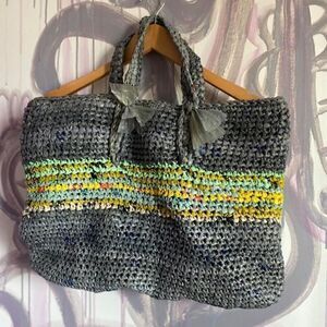 Recycled garbage bag purse